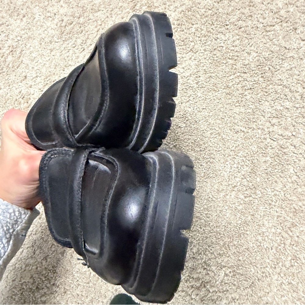 Madewell The Bradley Lugsole Loafer Black 9 - Picture 3 of 8